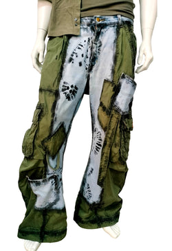 Pantalón hecho a mano, único