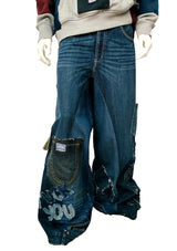 Pantalón hecho a mano, unico