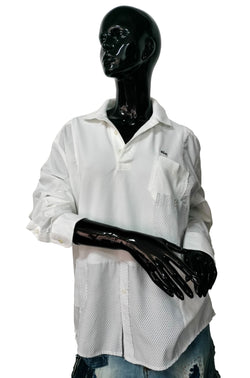 Polo- camisa hecho a mano, única