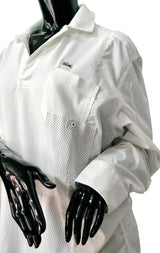 Polo- camisa hecho a mano, única