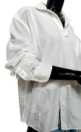 Polo- camisa hecho a mano, única