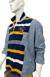 Polo- camisa unisex, hecho a mano, única