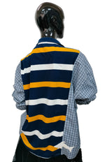 Polo- camisa unisex, hecho a mano, única