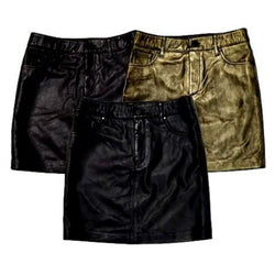Superdry Leather  Falda Casual para Mujer